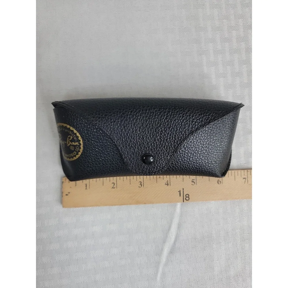 Ray-Ban Eyeglass Sunglasses Case Black Snap Closure Soft Lining Replacement